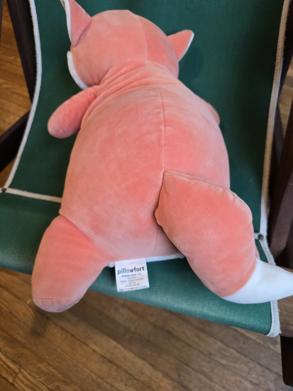 Fox Weighted Plush Pillow – Pillowfort Kids Therapy Toy Snuggle up NWOT - Picture 4 of 6
